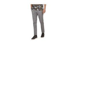Ted Baker Men's Seenchi Chino Pants Gray‎ Pockets Twill Flat Front Stretch SZ 38